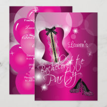 Roligt Rosa Bachelorette Party