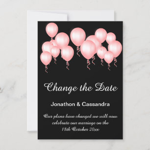ROLIGT ROSA BLACK BALLOON GLITTER ÄNDRA DATUM