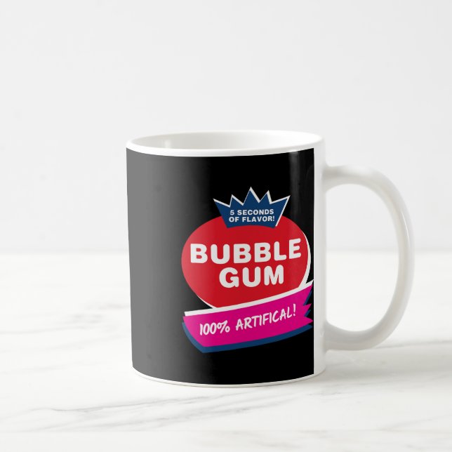 Roligt Rosa Bubble Gum Halloween Costume Kaffemugg (Höger)