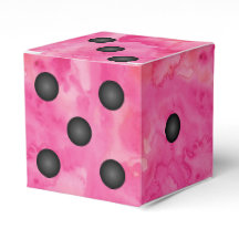 Roligt Rosa Bunco Dice Party Favoritbox