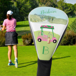 Roligt Rosa Cart Course Klubbs Monogram