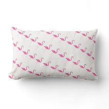 Roligt Rosa Flamingos on White - Outdoor