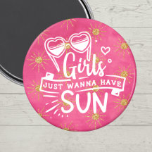 Roligt Rosa Girls vill bara ha Sol
