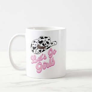 Roligt Rosa Låt oss Go Girls Land Kaffemugg