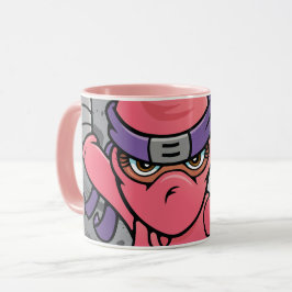 Roligt Rosa Ninja Mugg