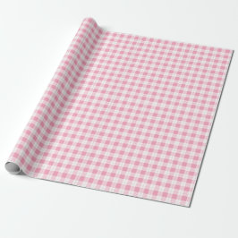 Roligt Rosa Rand Födelsedagsfest Wrapping Papper Presentpapper