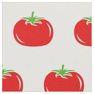 Roligt rött tyg för textil för tomatmönster DI