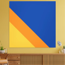 Roligt Royal Gult för marin blå Orange, Rand