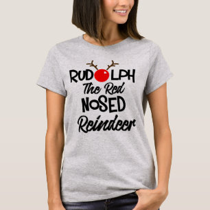 Roligt Rudolph the Red Nested Reindeer Julafton Gr Tröja
