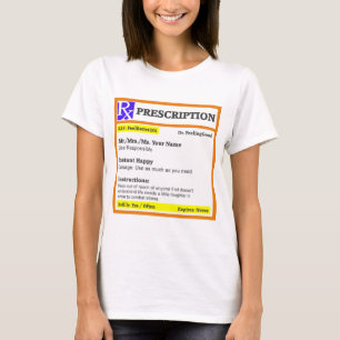 Roligt rxrecept tee shirt