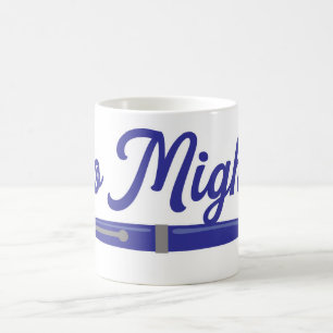 Roligt så mäktig författarritstiftsdesign kaffemugg