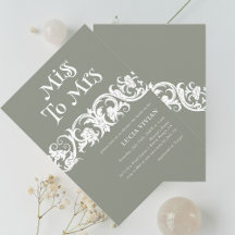 Roligt Sage Grönt minimalistisk Möhippa