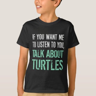 Roligt samtal om skjortan för sköldpaddor T Tee Shirt