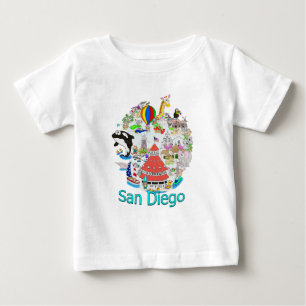 Roligt San Diego California T Shirt