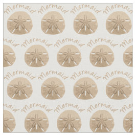 Roligt Sand Helgdag Sjöjungfru Sand Dollar Art-str Tyg