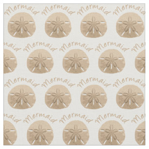 Roligt Sand Helgdag Sjöjungfru Sand Dollar Art-str Tyg