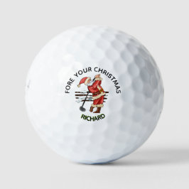 Roligt Santa Golf Tees Namn under säsongen
