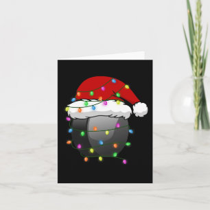 Roligt Santa Hat Hockey Sport Julafton Boys Manar Kort