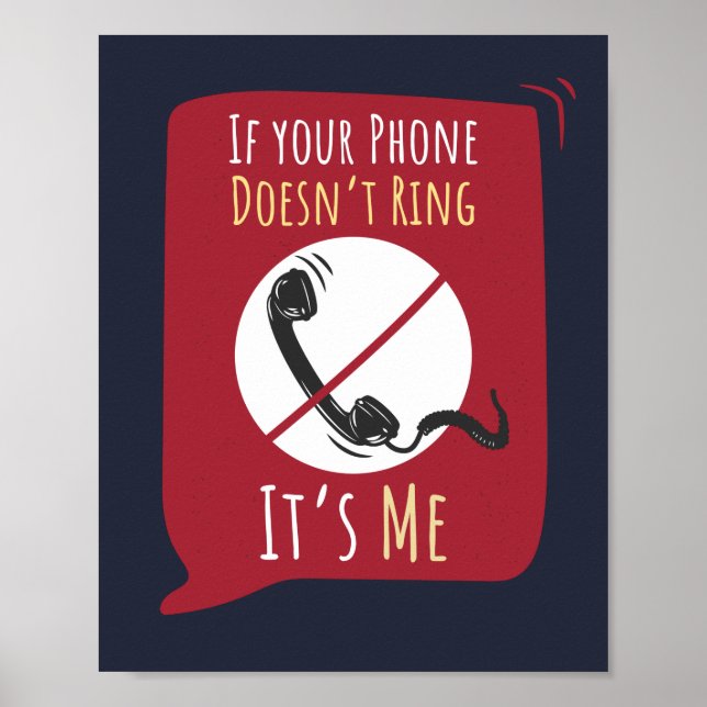 Roligt Sarcasm Sovsal Gag Poster (Framsidan)
