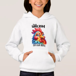 Roligt sarkasm kyckling ord konst  t shirt