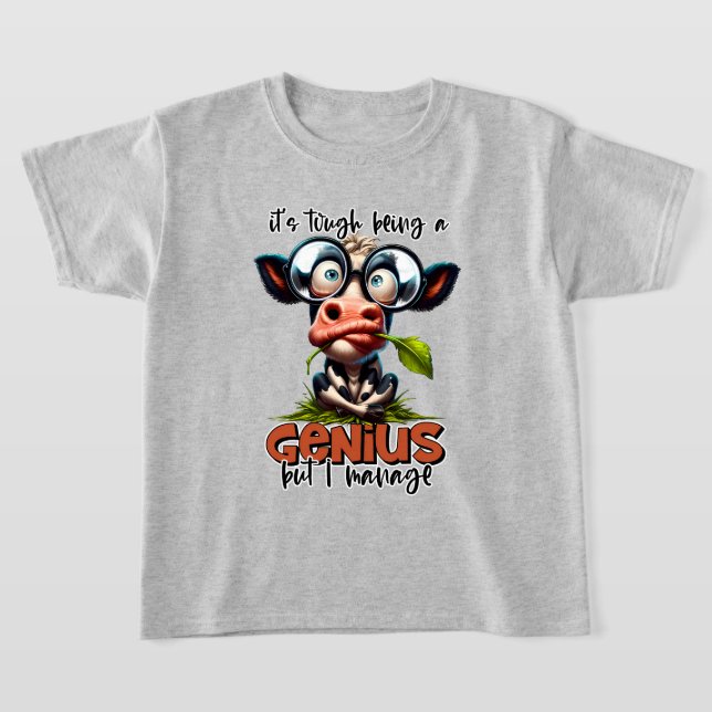 Roligt sarkasm ord konst tupp t shirt (Laydown)