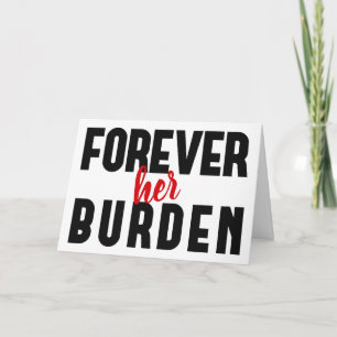 Roligt Sarkastiskt Valentinskort till Henne Kort