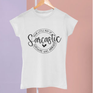 Roligt Sarksastiskt T Shirt