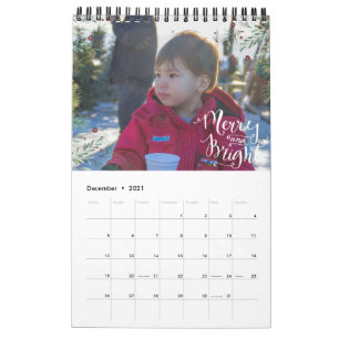 Roligt Säsong Overlay Fotokalender för Personlig Kalender