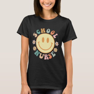 Roligt School Nurse Graphic Tees Toppar Back to sc T Shirt