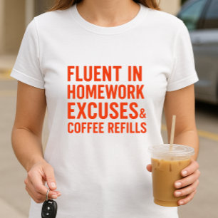 Roligt School Parent Shirt; Playful School Mamma L T Shirt