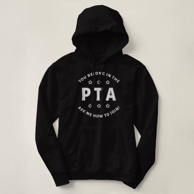 Roligt School PTA Parent Teacher Association Promo T Shirt (Design framsida)