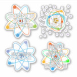 Roligt science Citates-nummeruppsättning Klistermärken<br><div class="desc">ROLIGT SCIENCE QUOTES STICKERS SET. Coola,  trendig och roligt har inspirerat till klistermärken som är designade för alla vetenskapsmän,  vetenskapslärare,  vetenskapslärare,  studenter,  i kort,  alla vetenskapsmän i ditt liv (och det inkluderar dig)! Designad av Science Geekness© på http://www.zazzle.com/sciencegeekness*</div>