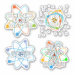 Roligt science Citates-nummeruppsättning Klistermärken<br><div class="desc">ROLIGT SCIENCE QUOTES STICKERS SET. Coola, trendig och roligt har inspirerat till klistermärken som är designade för alla vetenskapsmän, vetenskapslärare, vetenskapslärare, studenter, i kort, alla vetenskapsmän i ditt liv (och det inkluderar dig)! Designad av Science Geekness© på http://www.zazzle.com/sciencegeekness*</div>
