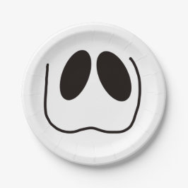 Roligt, scoky, spöke ansikte för Halloween