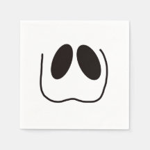 Roligt, scoky, spöke ansikte för Halloween