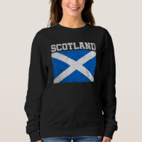 Roligt Scotland & Scottish Flagga Distress Weasted