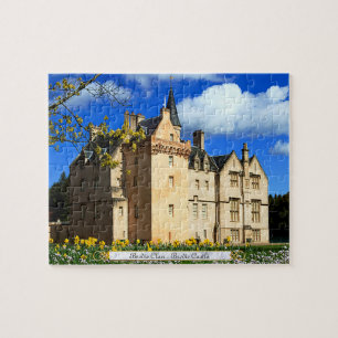 Roligt Scottish Brodie Klans Castle Photo Puzzle Pussel