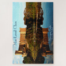 Roligt Scottish MacLeod Klan'Dunvegan Castle Puzzl