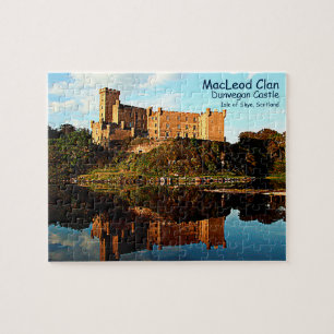 Roligt Scottish MacLeod Klan'Dunvegan Castle Puzzl Pussel