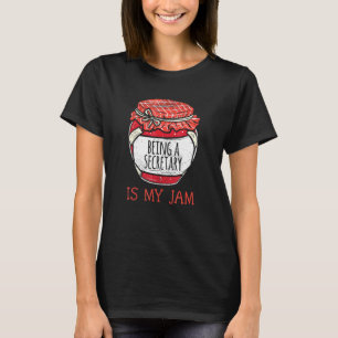 Roligt Secretary Women Cute Memote Secretary T Shirt