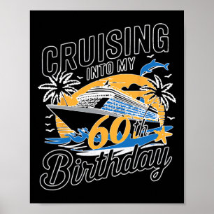 Roligt seglar in i min 60-årsdag Medelhavet Poster