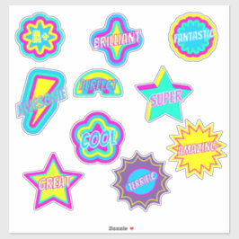 Roligt Selection of Reward Teacher Sticker Pack Klistermärken