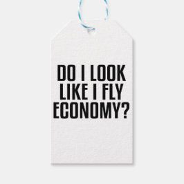 Roligt Ser jag ut som om jag flyger ekonomiskt Res Presentetikett
