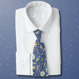 Roligt serie-mönster från rymden slips