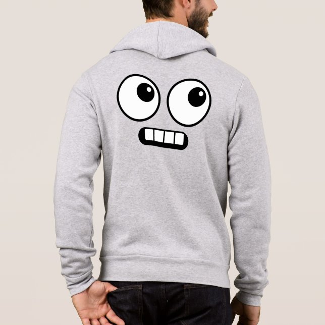 Roligt serieansikte fram och bak t shirt (Baksida)