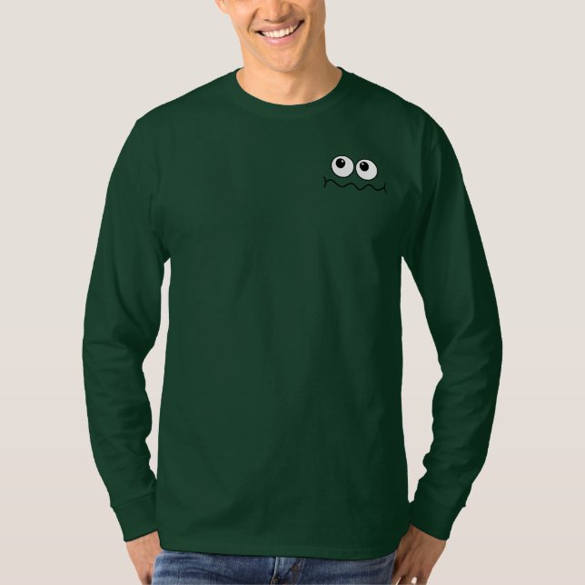Roligt serieansikte fram och bak t shirt (Framsida)
