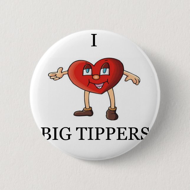 roligt servitrisskämt knapp (Framsida)