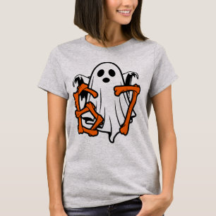 Roligt Sex Sju Meme 6 7 Halloween Spöke Kostym T Shirt