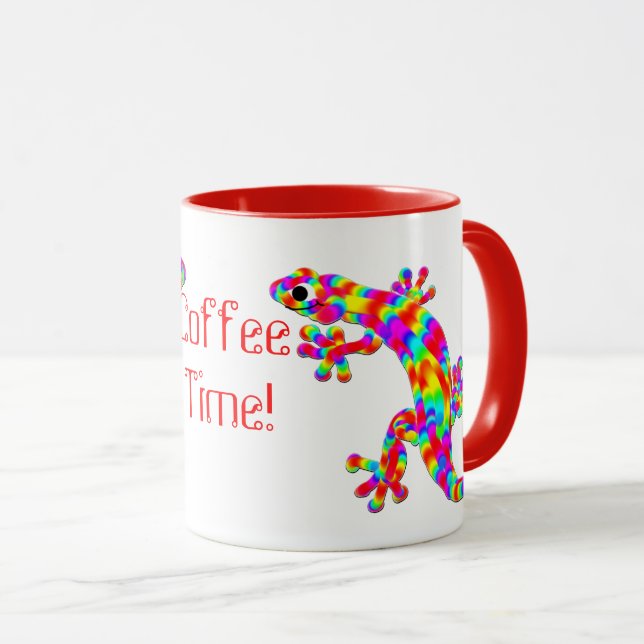Roligt Sidney Salamander Coffee Mugg (Framsida höger)