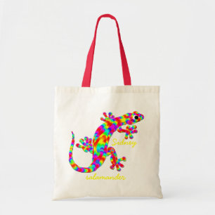 Roligt Sidney Salamander Tiny Tote Bag Tygkasse